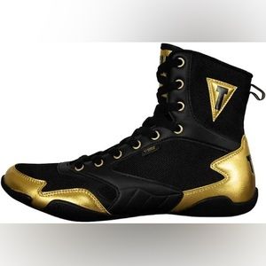Title Charged Boxing Shoes Black/Gold / 11.5